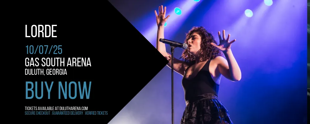 Lorde at Gas South Arena